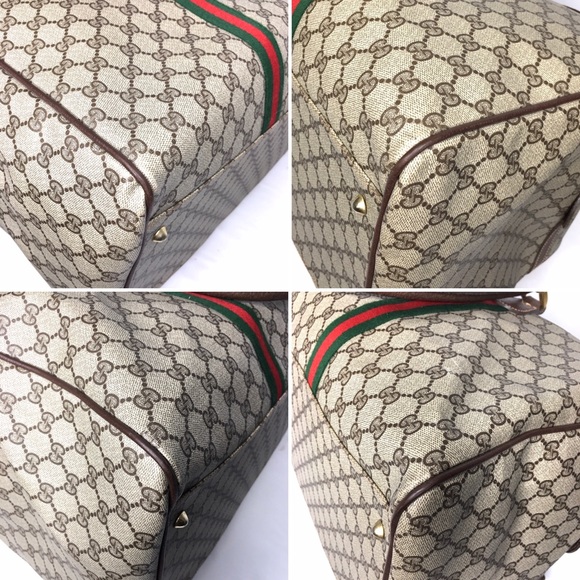 Authentic Gucci XL unisex travel bag brown monogram coated canvas - Picture 11 of 16